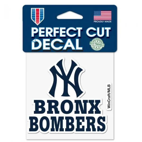NEW YORK YANKEES SLOGAN PERFECT CUT COLOR DECAL