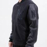 New York Yankees Triple Black Varsity Jacket - Image 3