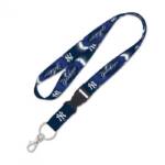 NEW YORK YANKEES TDYE LANYARD W/DETACHABLE BUCKLE  1" X 24''