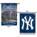 NEW YORK YANKEES VERTICAL FLAG 2 SIDED 28" X 40"