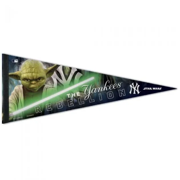NEW YORK YANKEES / STAR WARS YODA PREMIUM PENNANT