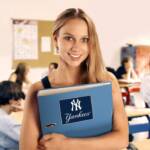NEW YORK YANKEES FAN DECALS 5" X 6" - Image 2