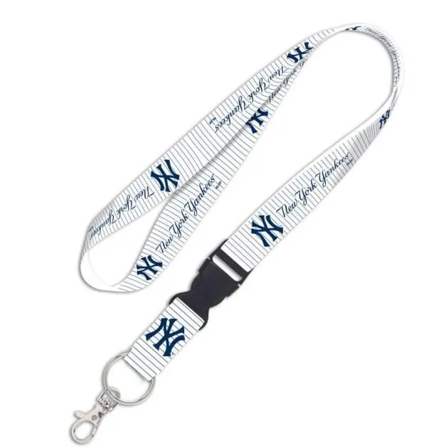 NEW YORK YANKEES LANYARD W/DETACHABLE BUCKLE 1" X 24''