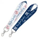 NEW YORK YANKEES TOP HAT LANYARD KEY STRAP 1'' X 9''