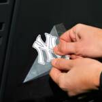 NEW YORK YANKEES NY WHITE LOGO  PERFECT CUT COLOR DECAL - Image 3