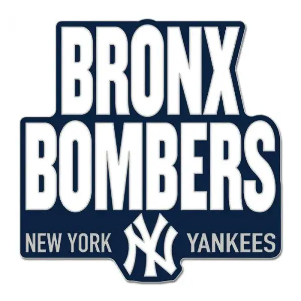 NY YANKEES SLOGAN COLLECTOR ENAMEL PIN JEWELRY CARD