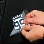 NY YANKEES PERFECT CUT DECAL SET OF TWO AARON JUDGE - Image 2