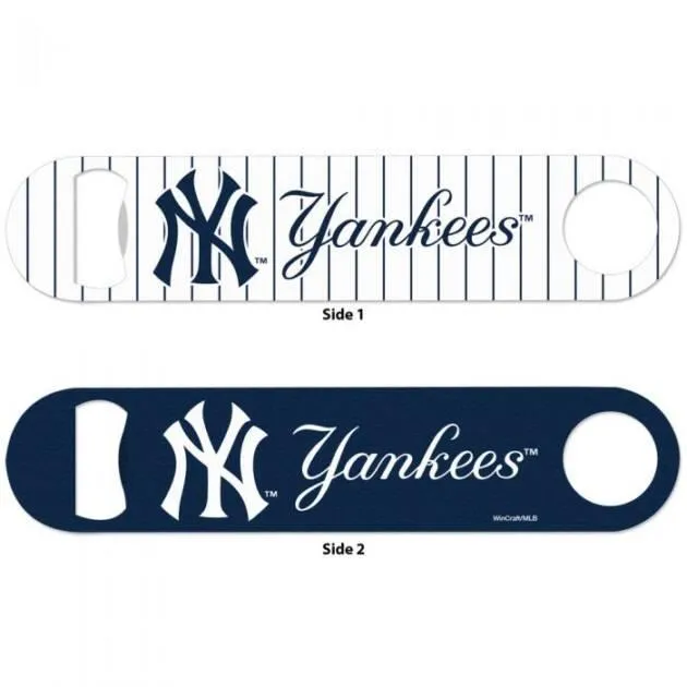 NEW YORK YANKEES METAL BOTTLE OPENER 2 SIDED