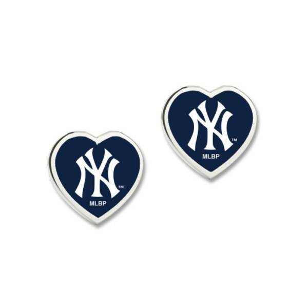 NEW YORK YANKEES EARRINGS W/3D HEAR