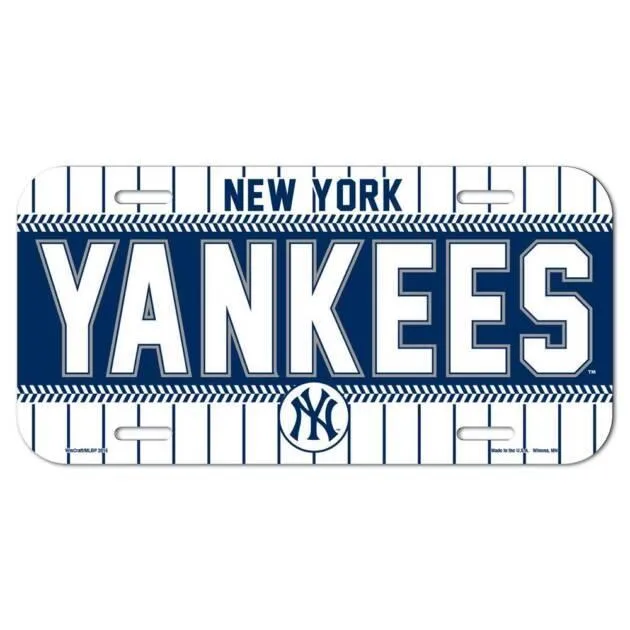 NEW YORK YANKEES LICENSE PLATE