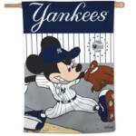 NEW YORK YANKEES / DISNEY VERTICAL FLAG 28" X 40"