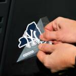 NEW YORK YANKEES STATE PERFECT CUT DECAL SET OF TWO - Image 2