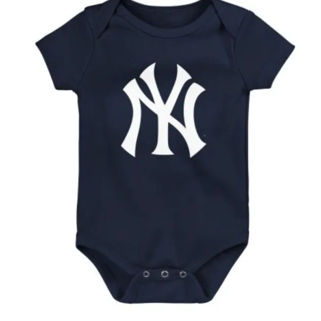 NY YANKEES   NEWBORN PRIMARY LOGO SS CREEPER  Creepers/Coverall/Onsie/Romper