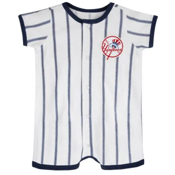 NEW YORK YANKEES POWER HITTER SS COVERALL INFANT