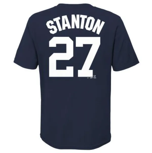 NY YANKEES NIKE   STANTON  #27 HOME N&N SS TEE  S/S Sportswear Tops INFANT - Image 2