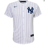 NY YANKEES NIKE J DEREK  #2 HOME TWILL PLAYER FINISHED YOUTH - Image 4