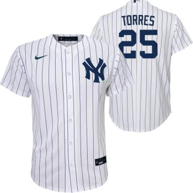 NEW YORK YANKEES G TORRES #25   HOME TWILL PLAYER FINISHED JER YOUTH