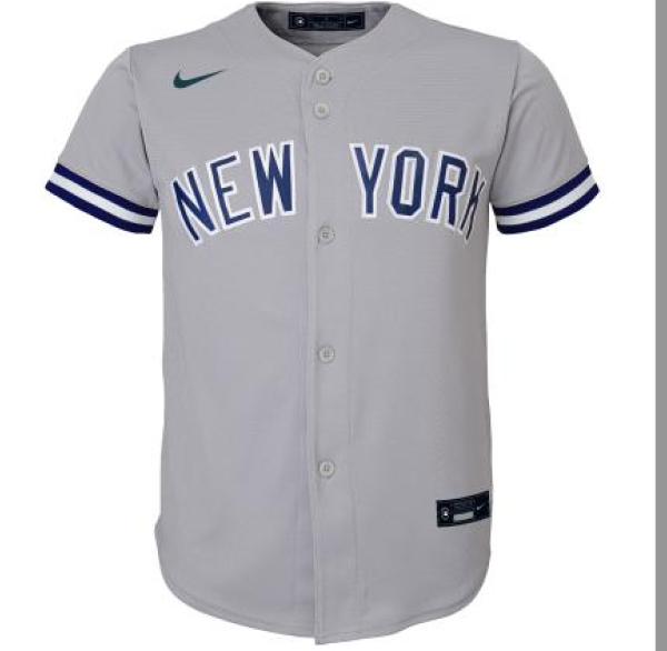 NYYANKEES A JUDGE #99 ROAD GREY TWILL PLAYER FINISHE YOUTH - Image 2