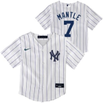 NY YANKEES NIKE M MANTLE #7 HOME SCRPRT PLAYER FINISHED INFANT JERSEY