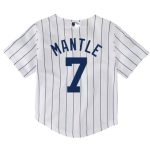 NY YANKEES NIKE M MANTLE #7 HOME SCRPRT PLAYER FINISHED JERSEY TEDDLER - Image 4