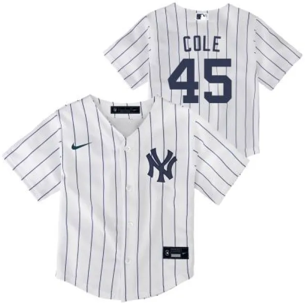 NY YANKEES NIKE G COLE #45 HOME SCRPRT PLAYER FINISHED KID'S