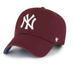 NEW YORK YANKEES DARK MAROON BALLPARK 47 CLEAN UP