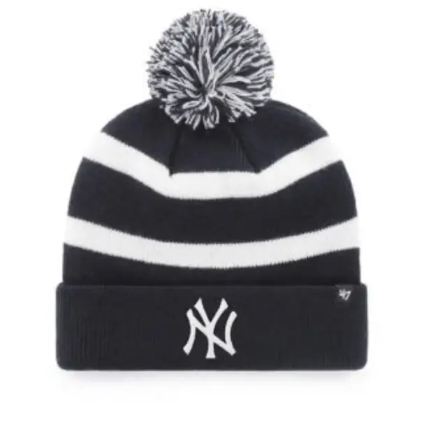 NEW YORK YANKEES NAVY BREAKAWAY CUFF KNIT