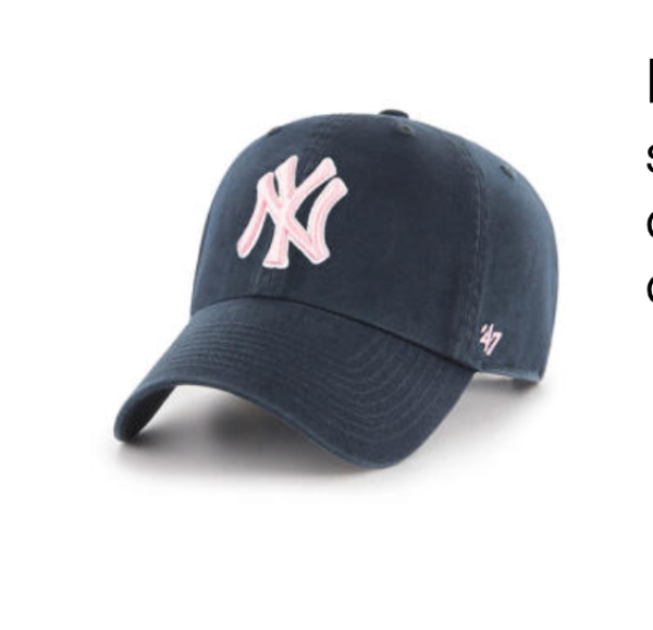 NEW YORK YANKEES NAVY CLEAN UP 47 CLEAN UP PINK NY