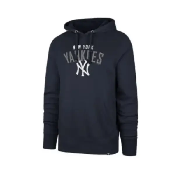 NEW YORK YANKEES FALL NAVY OUTRUSH HEADLINE HOOD MENS