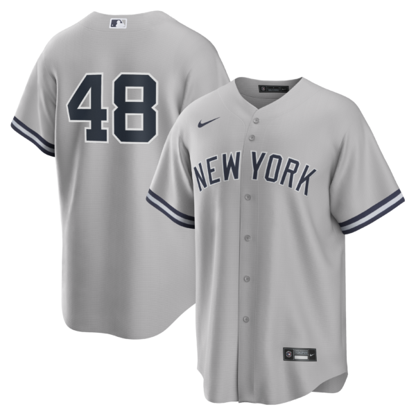 NY Yankees RIZZO #48  Nike Gray Road ReplicaJERSEY Player  NUMBERS ONLY