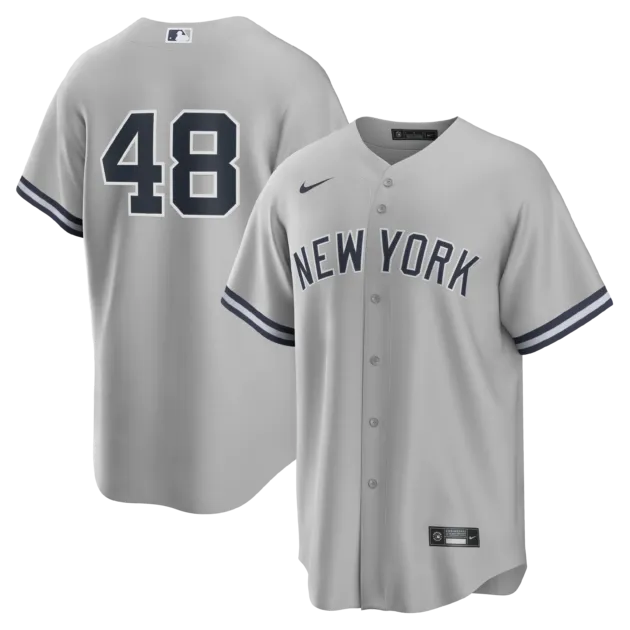 NY Yankees RIZZO #48  Nike Gray Road ReplicaJERSEY Player  NUMBERS ONLY