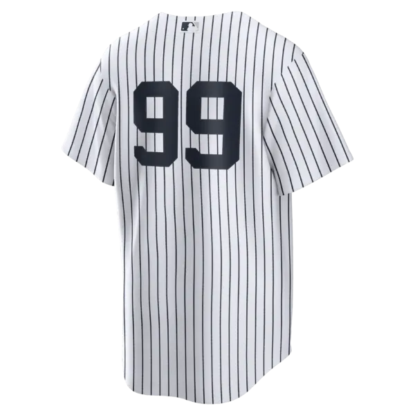 NY Yankees A Judge # 99 Nike White Home Replica NUMBERS  Jersey - Image 2