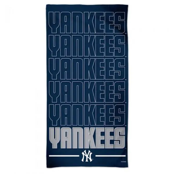 NEW YORK YANKEES SPECTRA BEACH TOWEL 30" X 60''