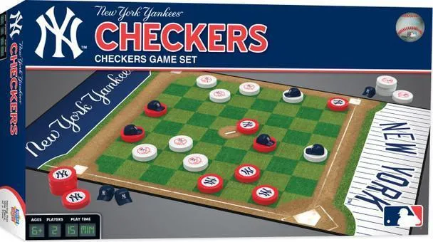New York Yankees Checkers Board Game