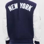 NY YANKEES Pro Standard Logo Blended Varsity Men's Jacket - Image 2