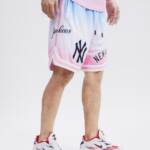 NEW YORK YANKEES LOGO PRO TEAM SHORT OMBRE - Image 4