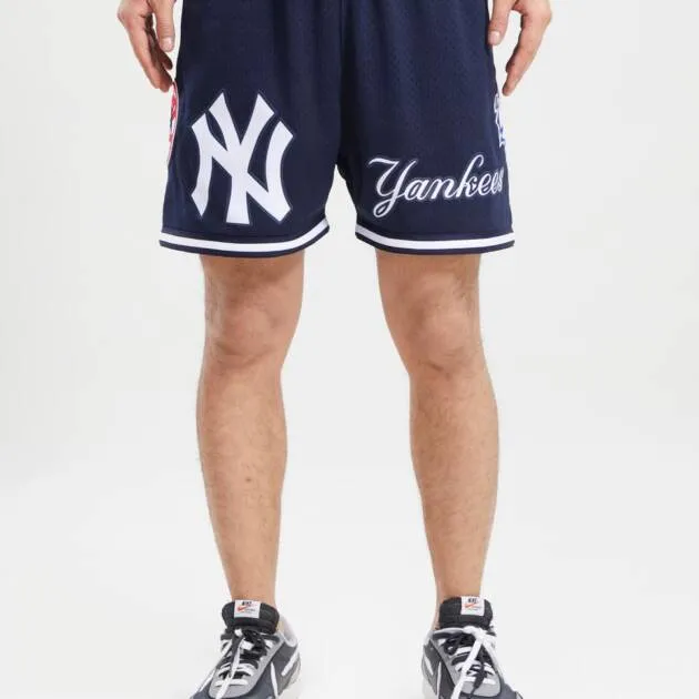 New York Yankees Logo Mesh Short