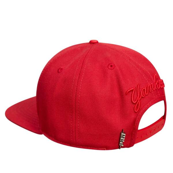 NY YANKEES CLASSIC TRIPLE RED WOOL TRIPLE RED SNAPBACK HAT - Image 3