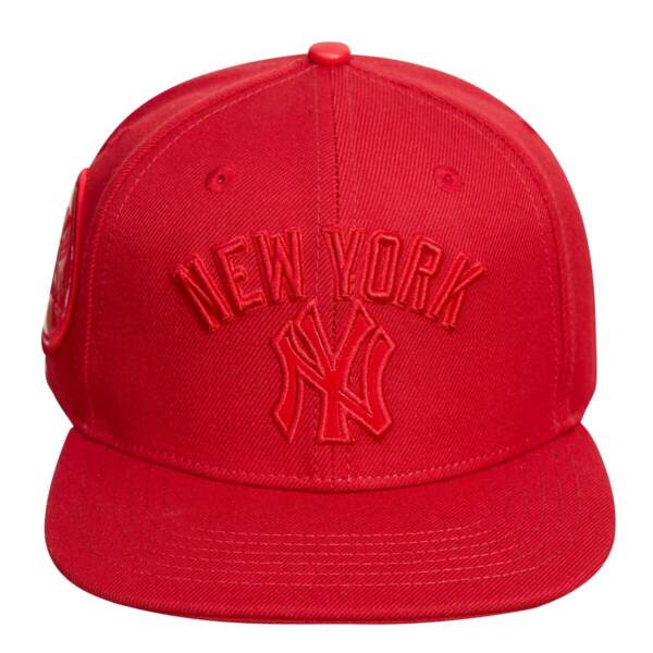 NY YANKEES CLASSIC TRIPLE RED WOOL TRIPLE RED SNAPBACK HAT