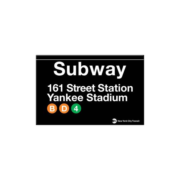 NY YANKEES  Stadium Subway  Magnet