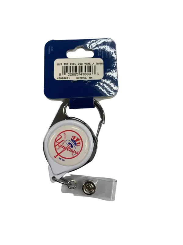 New York Yankees Premium Retractable Deluxe Clip Badge Reel TOPHAT - Image 2
