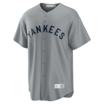 NY YANKEES NIKE REPLICA JERASY GRAY ROAD PLAYER NAME & NUMBERS M MANTLE #7 - Image 3