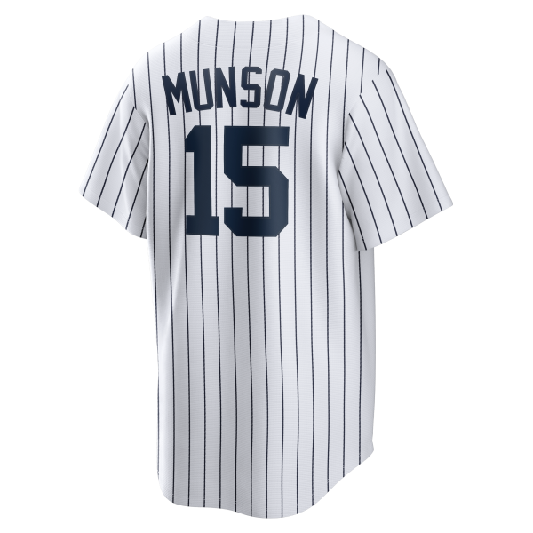 NY YANKEES NIKE REPLICA JERASY PLAYER NAME & NUMBERS MUNSON #15 - Image 2