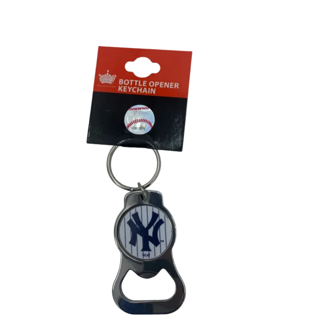 New York Yankees SILVER Bottle Opener  Key Chain