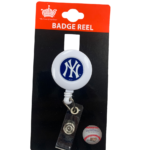 NEW YORK YANKEES  Aminco Plastic Retractable I.D. Holder Badge Reel