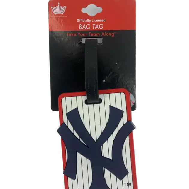 New York Yankees Soft Luggage ID Bag Tags /Gym bag / Golf bag
