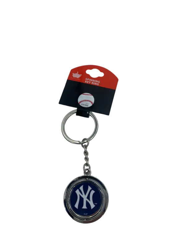 NEW YORK YANKEES  BASEBALL SPINNER KEYCHAIN