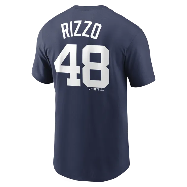 NY Yankees  RIZZO #48  Nike Navy Name & Number  Men's T-Shirt