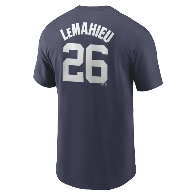 NY Yankees  LEMAHEIU #26  Nike Navy Name & Number  Men's T-Shirt