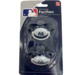NY YANKEES ORTHODONTIC PACIFERS 2 PACK NAVY - Image 4